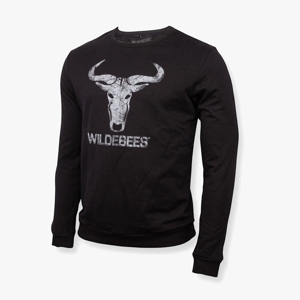 Wildebees Mens Crew Sweat Black | Wildebees