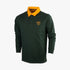 Wildebees Mens Heavy Knit Rugby Jersey Green | Wildebees