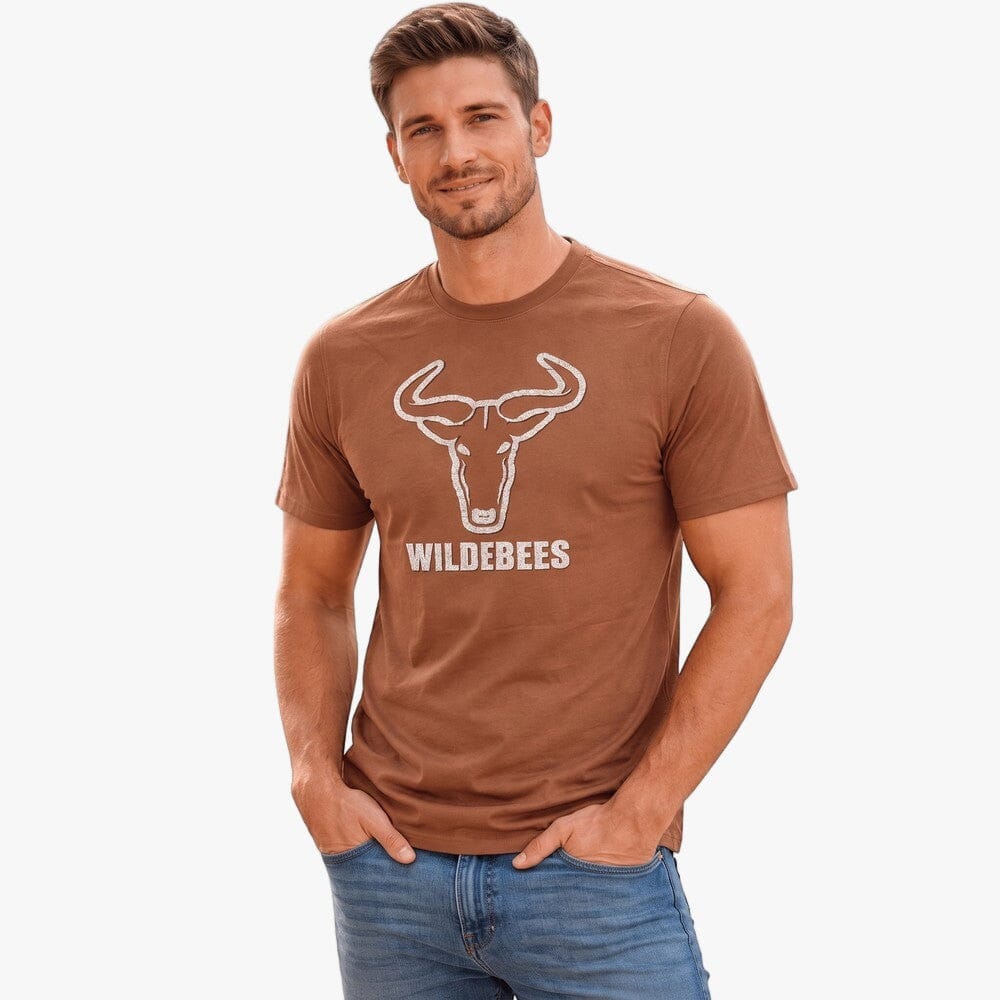 Wildebees Mens Honeycomb Tee Combat | Wildebees