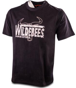 Wildebees Mens Intergrated Concrete Short Sleeve Tee Black