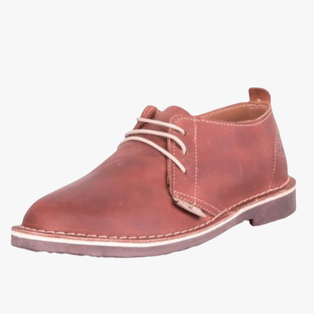 Wildebees Mens Jeremy Laceup Leathe Shoe Tan | Wildebees