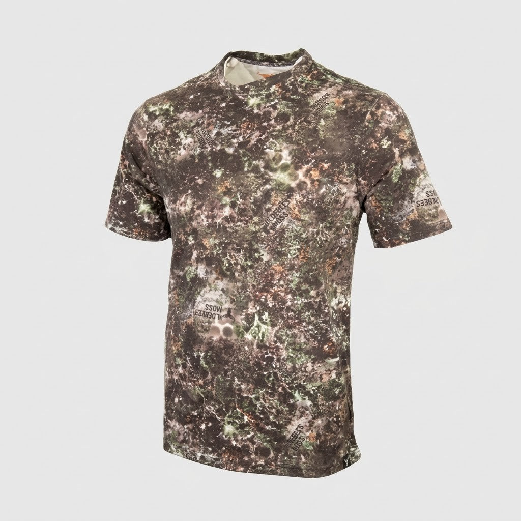 Wildebees Mens Moss Camo Tee