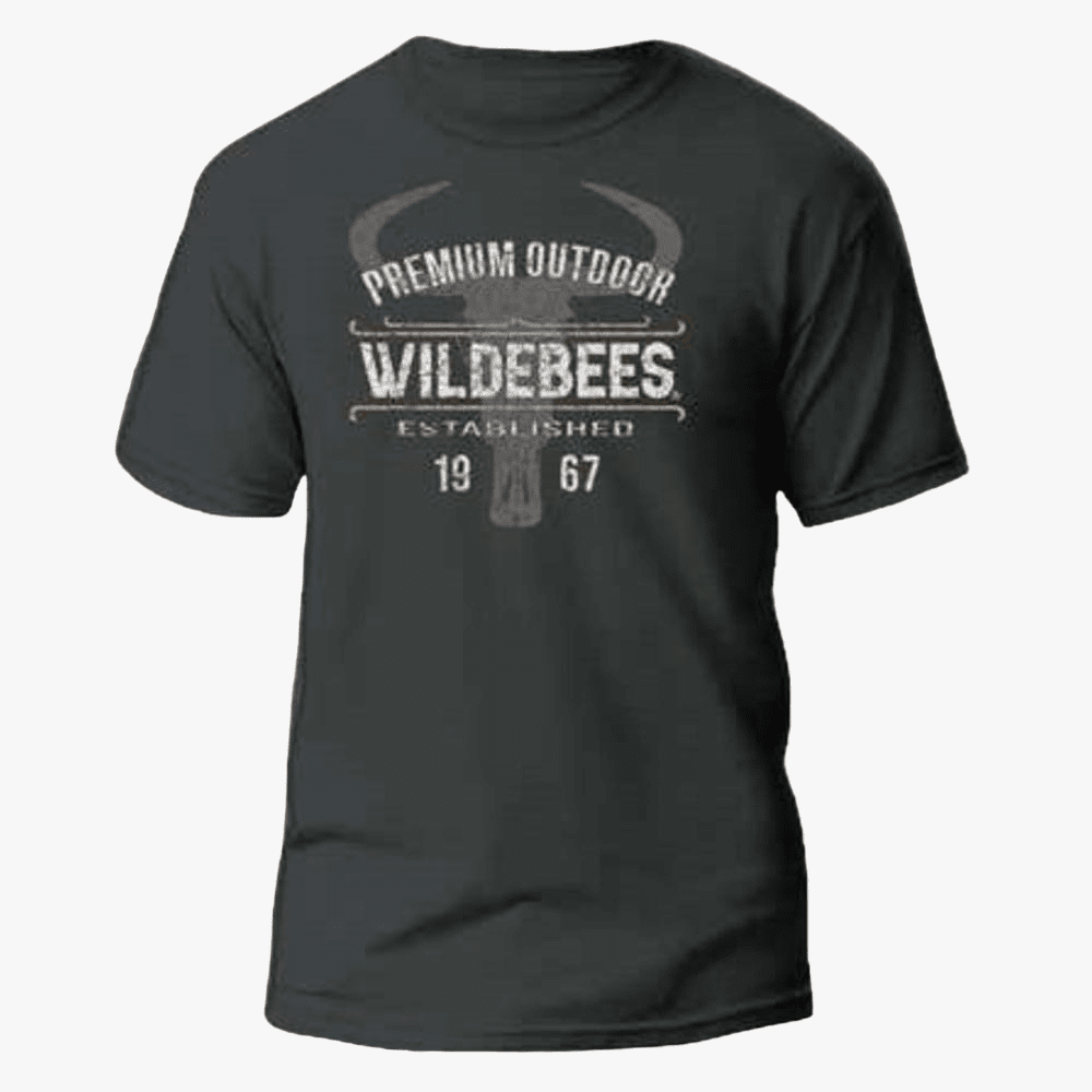 Wildebees Mens Western Tp Short Sleeve Tee Pewter | Wildebees