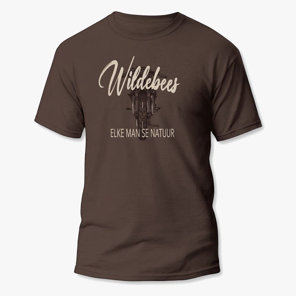 Wildebees Script Bike Tee Coffee Mel | Wildebees