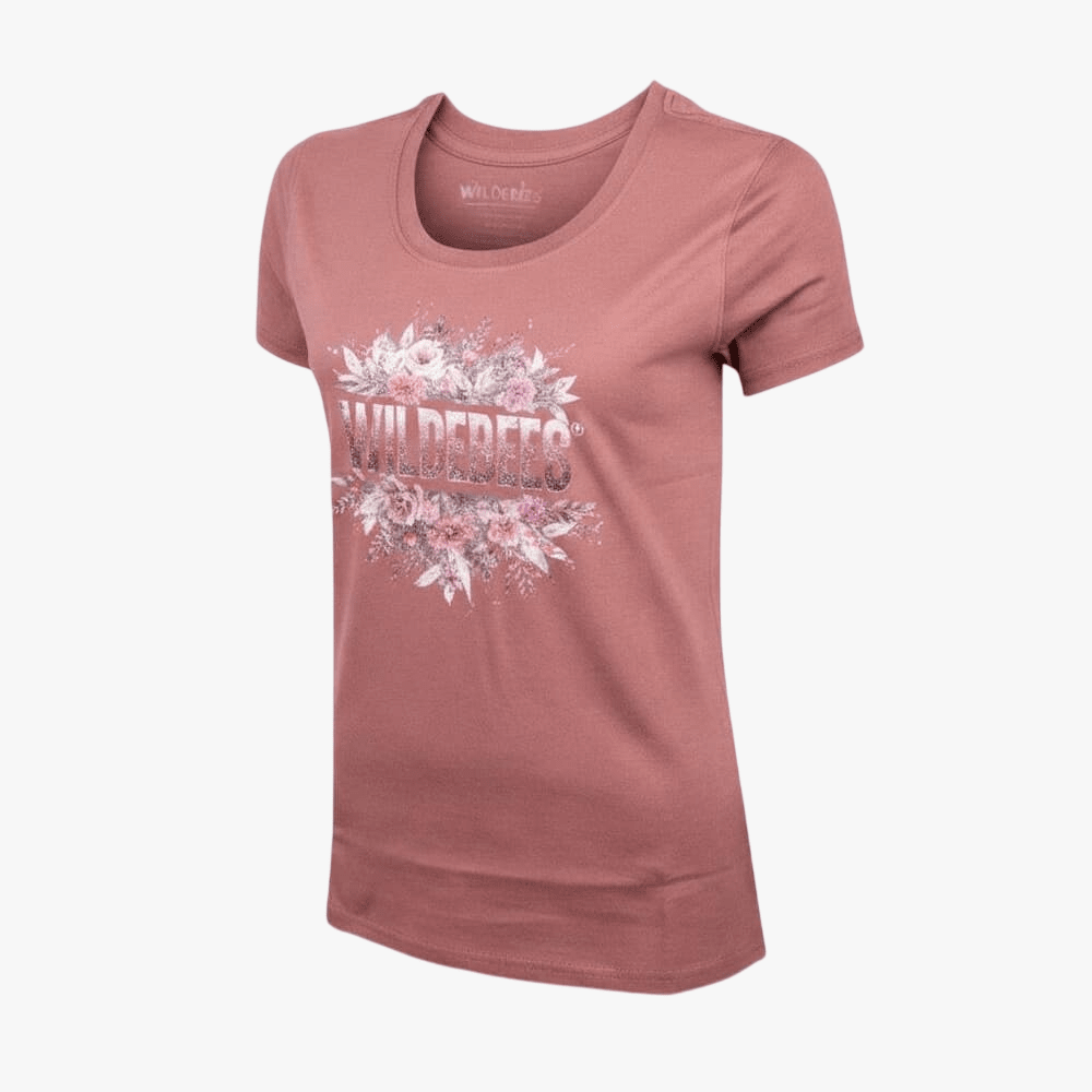 Wildebees Vintage Ombre Bouquet Tee Vintage Berry | Wildebees