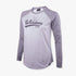 Wildebees Womens Casual Engineered Raglan Top White Grey Mel | Wildebees