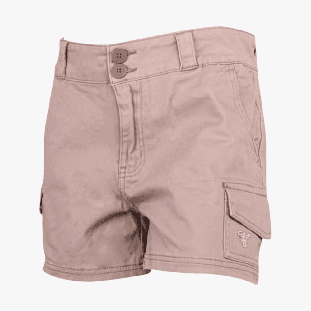 Wildebees Womens Casual Stretch Outdoor Short -9Cm In Leg Khaki | Wildebees