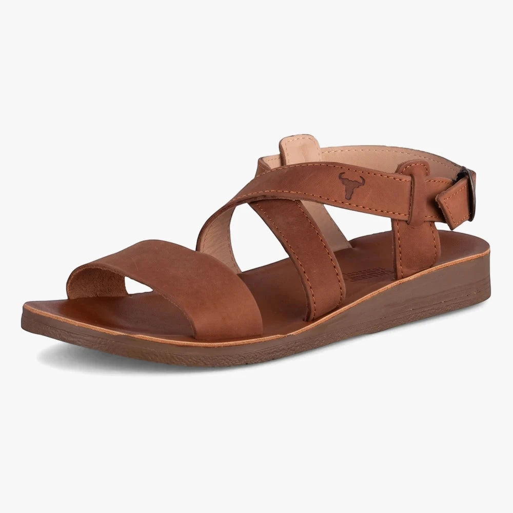 Wildebees Womens Dawn Sandal Tan | Wildebees