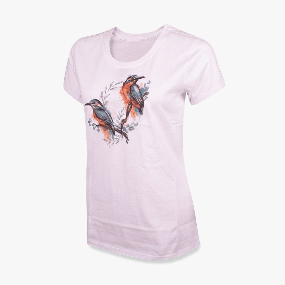 Wildebees Womens Perched Kings Tee White | Wildebees