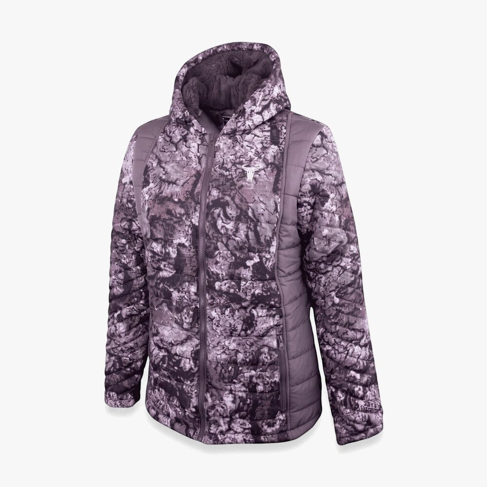 Wildebees Womens Teddy Bonded Puffer Jacket Bark | Wildebees