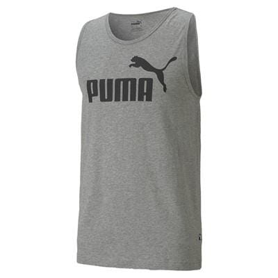 Puma Mens Ess Tank Vest Medium Grey Heather | Puma