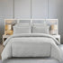 Cotton Co Opulence Sophia King 300 Thread Count Duvet Cover Set Cream Cotton Co