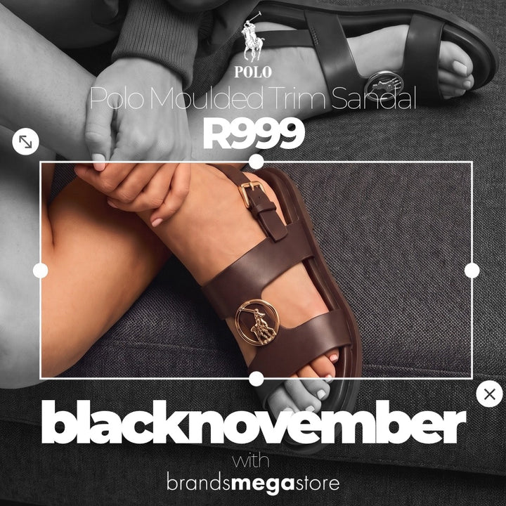 Black November – Polo Moulded Trim Sandal R999